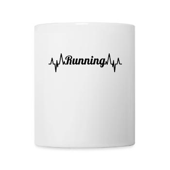 Läufer Herzschlag - Tasse - Weiß - Vorne