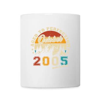 October 2005 Vintage Retro Anniversary 2005 - Mug - white - Front