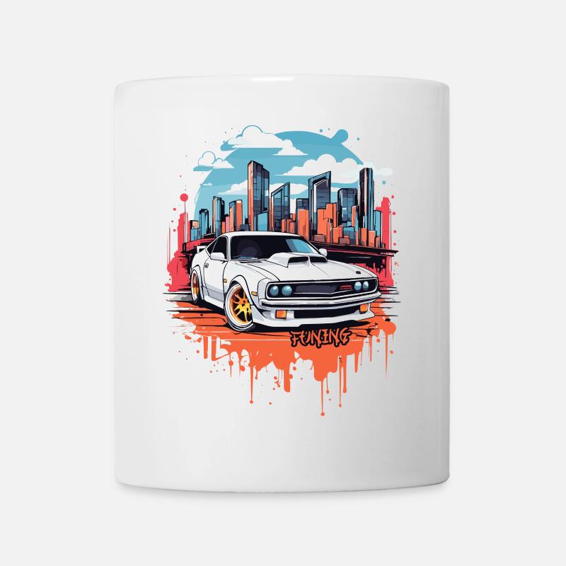 Tuning Voiture, Sport Automobile - Mug blanc - blanc