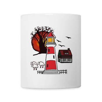 Lighthouse North Sea Baltic Sea Coast Nordic Nature - Mug - white - Front