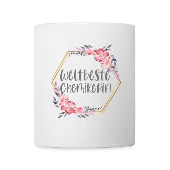 Chemikerin Chemie Mädchen Beruf Geschenk - Tasse - Weiß - Vorne