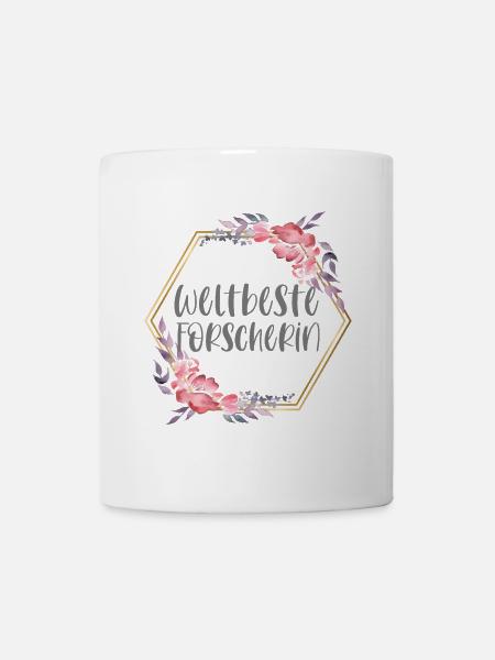 Forscherin Forschen Mädchen Geschenk - Tasse - Weiß