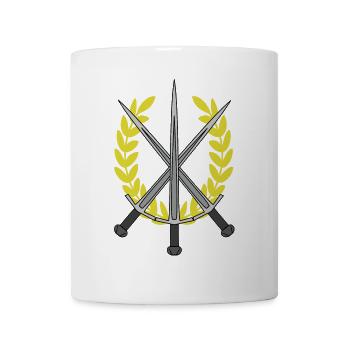 Kampf Schwertkampf Schwertkämpfer Sieger Odin - Tasse - Weiß - Vorne