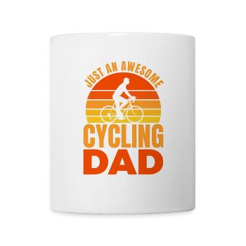 Radfahrer Papa - Tasse - Weiß - Vorne