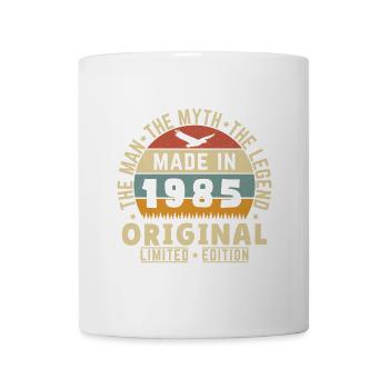 1985 Vintage Retro Geburtstagsgeschenk - Tasse - Weiß - Vorne