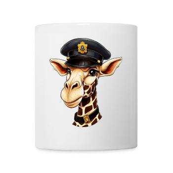Police Giraffe - Mug - white - Front