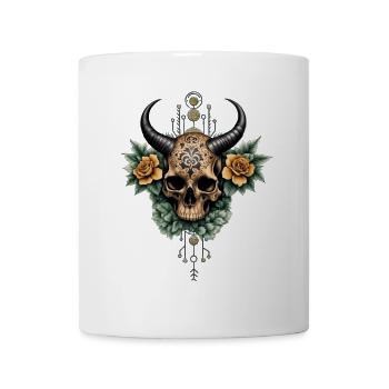 Crâne impressionnant. - Mug blanc - blanc - Devant