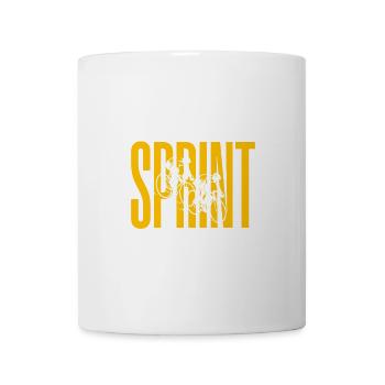 Sprint Silhouette Cycling Race - Mug - white - Front