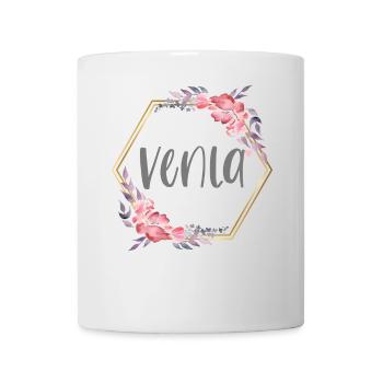 Venla Mädchen Name Baby Geschenk - Tasse - Weiß - Vorne