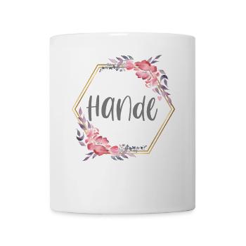 Mains Femme Turque Prénom Turquie Cadeau De Bébé - Mug blanc - blanc - Devant