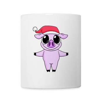 Pig Christmas - Mug - white - Front