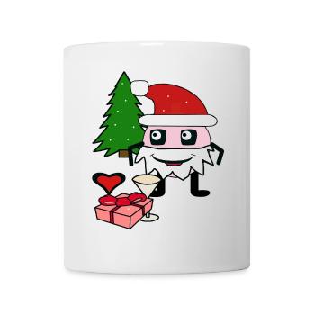 Noël Avent Saint-Nicolas Père Noël enfants - Mug blanc - blanc - Devant