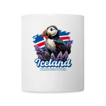 Islande – Maison du macareux, macareux - Mug blanc - blanc - Devant