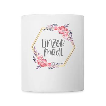 Linzer Madl Österreich Heimat Mädchen Geschenk - Tasse - Weiß - Vorne