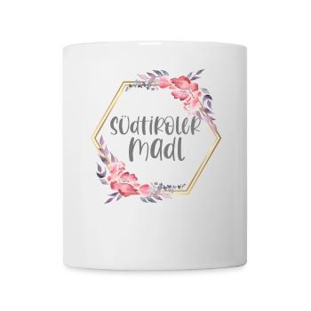 Südtirol Italien Berge Alpen Madl Geschenk - Tasse - Weiß - Vorne