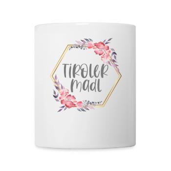 Österreich Tirol Mädchen Heimat Geschenk - Tasse - Weiß - Vorne