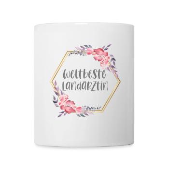 Landärztin Ärztin Doktorin Beruf Geschenk - Tasse - Weiß - Vorne