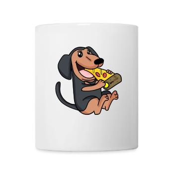 Coonhound Dog Pizza - Mug - white - Front