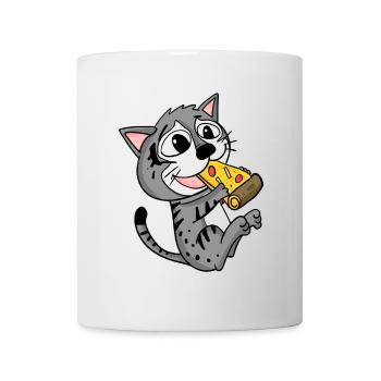 Cat Pizza - Mug - white - Front