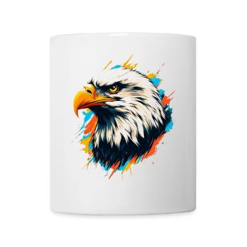 Weißkopfseeadler - Tasse - Weiß - Vorne