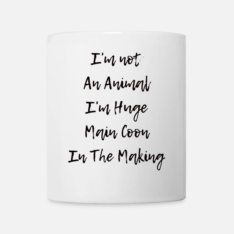I'm not an animal - Lemon style - Mug blanc - blanc