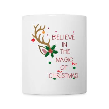Weihnachten Croyez en la magie de Noël - Mug blanc - blanc - Devant