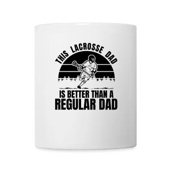 Lacrosse Papa - Tasse - Weiß - Vorne