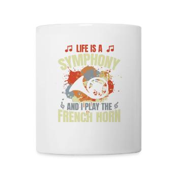 Waldhornist Motivation - Tasse - Weiß - Vorne