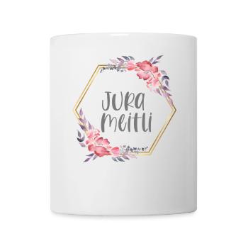Schweiz Jura Mädchen Heimat Geschenk - Tasse - Weiß - Vorne