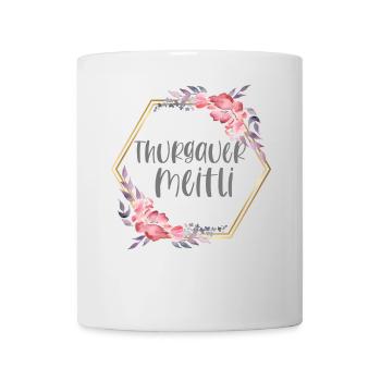 Schweiz Thurgau Mädchen Heimat Geschenk - Tasse - Weiß - Vorne