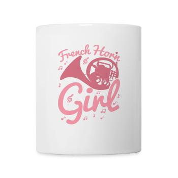 Waldhorn Mädchen - Tasse - Weiß - Vorne