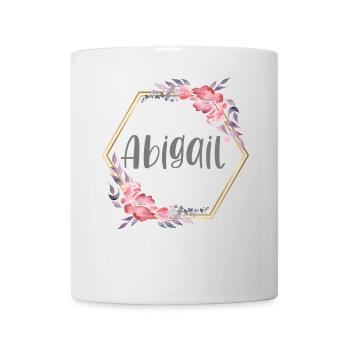 Abigail Girl Name Baby Gift - Mug - white - Front