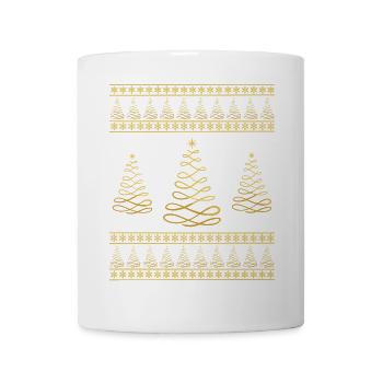 Christmas Tree Snowflake Christmas Atmosphere - Mug - white - Front