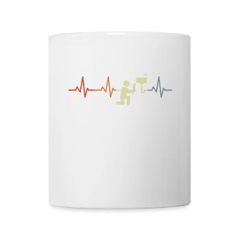 Ligne Plumber Pulse - Mug blanc - blanc - Devant