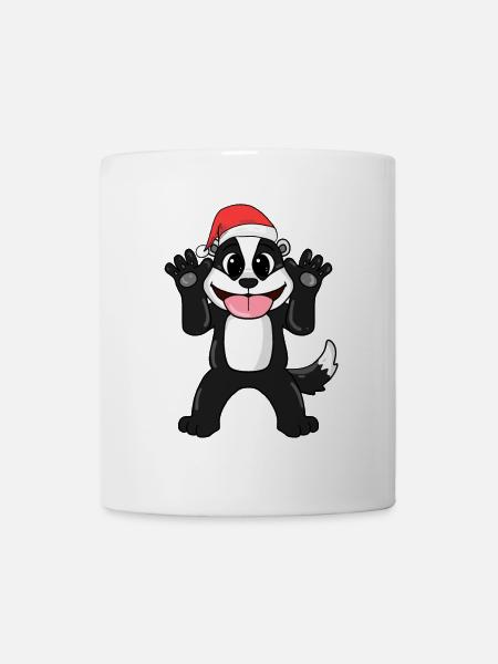 Stinktier Weihnachten - Tasse - Weiß