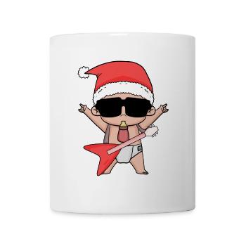 Cool Baby Weihnachten Rocker - Tasse - Weiß - Vorne