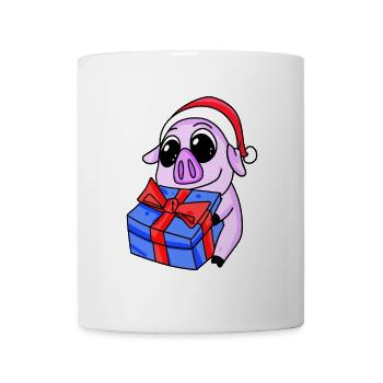 Pig Christmas - Mug - white - Front