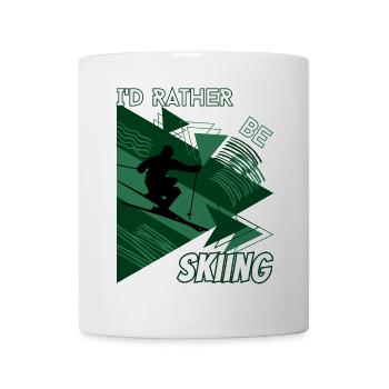 I'd Rather Ski - Ski Winter Sports Skier - Mug - white - Front