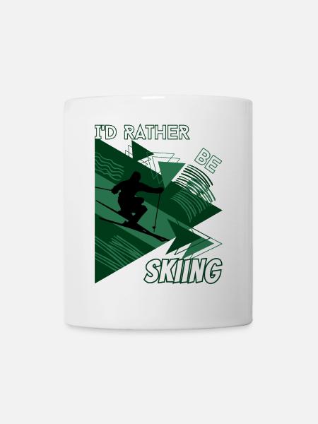 I'd Rather Ski - Ski Winter Sports Skier - Mug - white