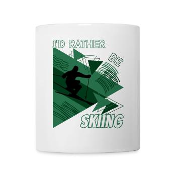 I'd Rather Ski - Ski Winter Sports Skier - Mug - white - Front