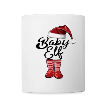 Bébé Elfe – Douce Conception de Noël - Mug blanc - blanc - Devant