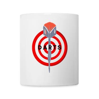 Darts Bullseye Focus - Mug - white - Front