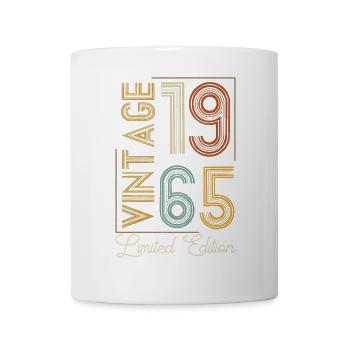 Vintage 1965 Limited Edition Aged to Perfection - Mug blanc - blanc - Devant