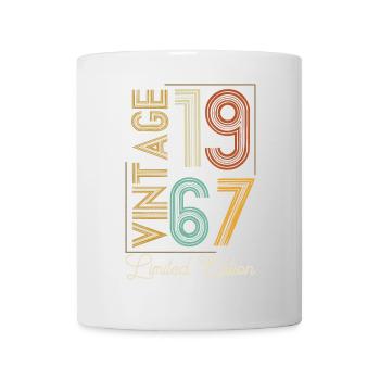 Vintage 1967 Limitierte Auflage zur Perfektion gereift - Tasse - Weiß - Vorne