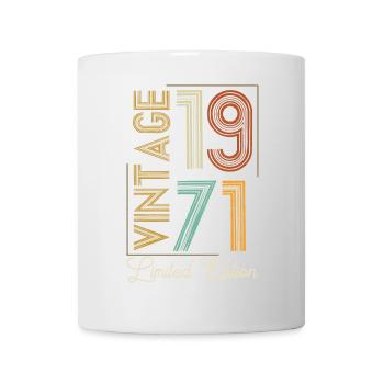 Vintage 1971 Limited Edition Aged to Perfection - Mug - white - Front