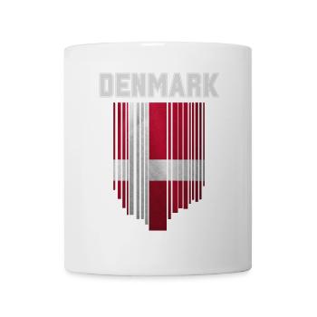 Flagge von Dänemark, dänischer Stolz - Tasse - Weiß - Vorne
