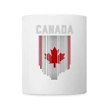Flagge von Kanada, Kanadischer Stolz - Tasse - Weiß - Vorne