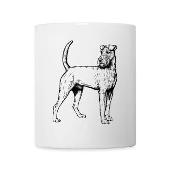 Irish Terrier Mailo 2023 sw - Mug - white - Front
