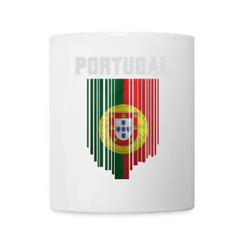 Flagge von Portugal, portugiesischer Stolz - Tasse - Weiß - Vorne