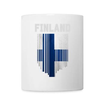 Flag of Finland, Finnish pride - Mug - white - Front